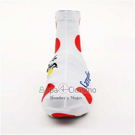 Tour DE Francia 2015 Cubrezapatillas Ciclismo Blanco y Rojo
